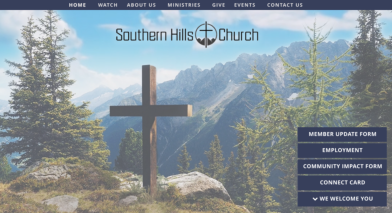 church websites