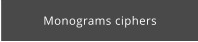Monograms ciphers